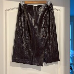 Shimmering Black Skirt